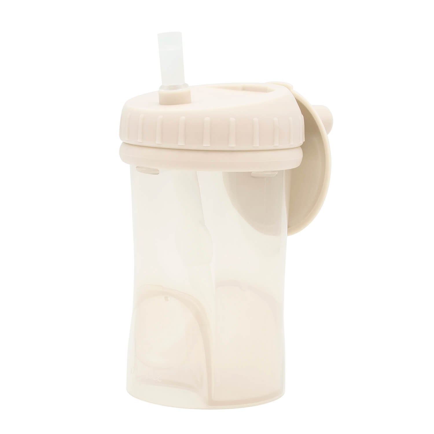 Difrax drinkbeker met rietje ivor crème