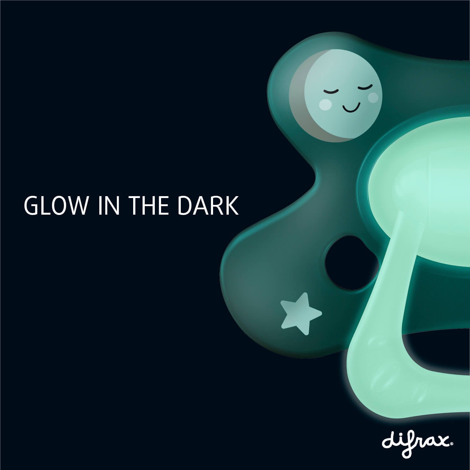 Fopspeen Dental 6+ Maanden - Glow in the Dark