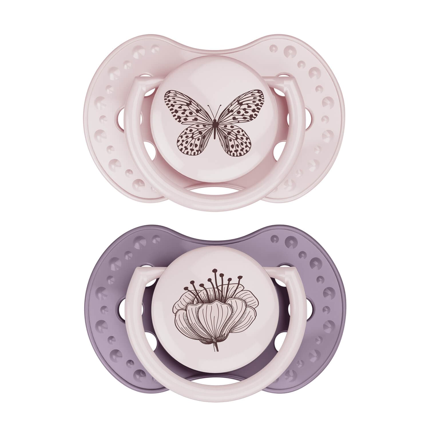 Difrax LOVI - Dynamic pacifier 0-3 months Botanic