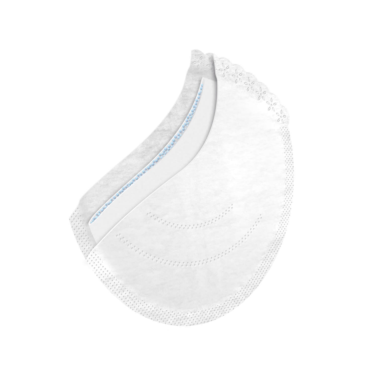 Nursing breast pads - 40 items white/black