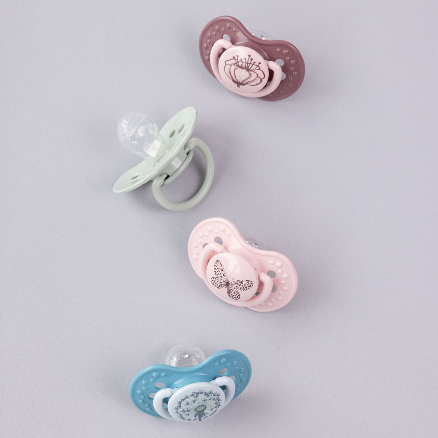 Difrax LOVI - Dynamic pacifier 18+ months Botanic