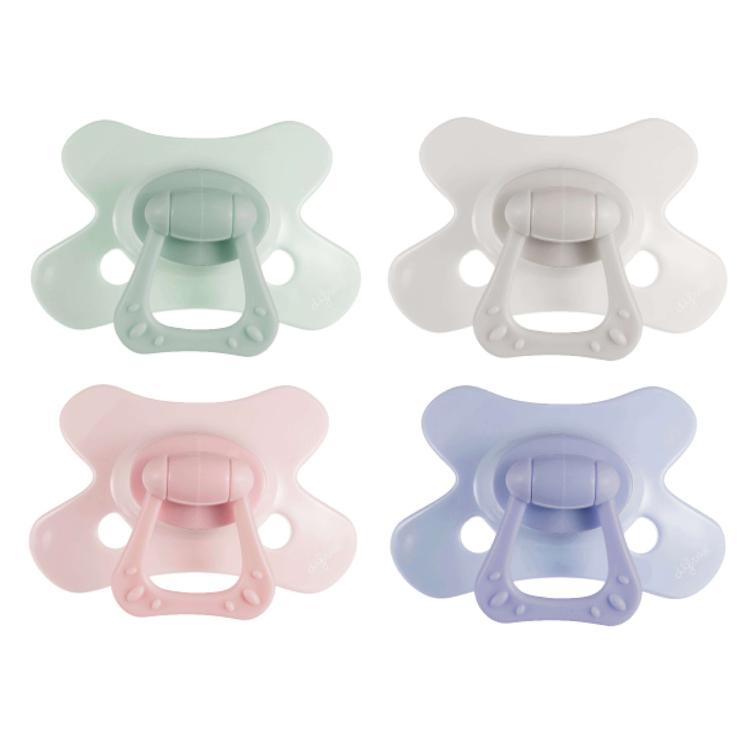 Pacifier Natural 6+ months GEMS - 4 pcs