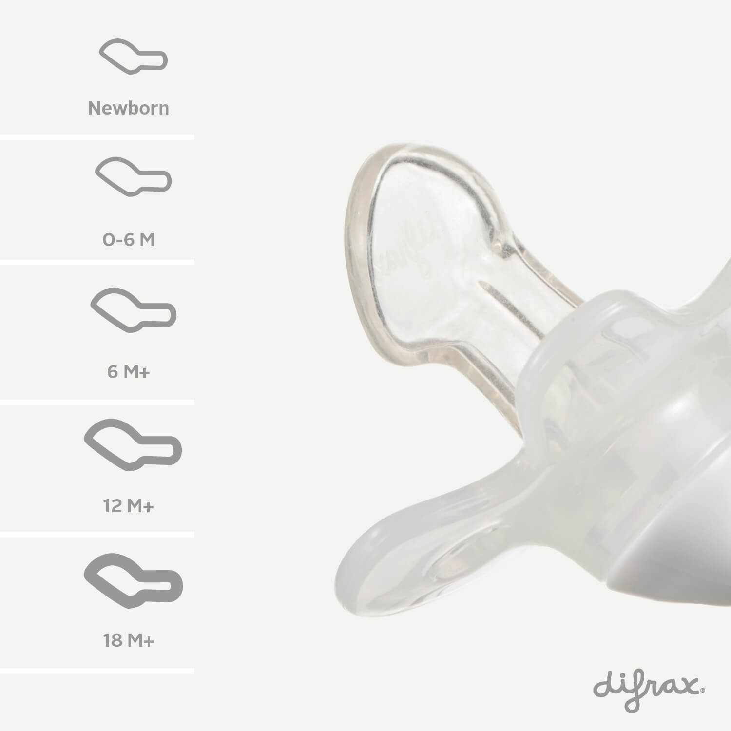 Fopspeen Dental 0-6 Maanden - Glow in the Dark