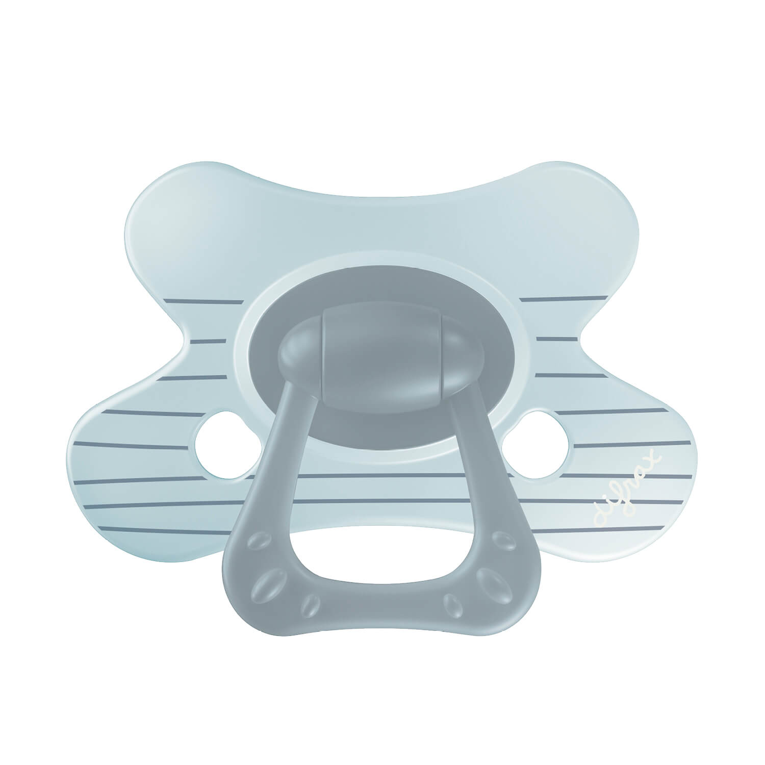 Difrax LOVI - Dynamische Fopspeen voor Baby - Glow in the Dark Speen - 0 tot 3 maanden - Jongen - Gemakkelijk te Accepteren, BPA-vrij, Hoogwaardige en Duurzame Siliconen