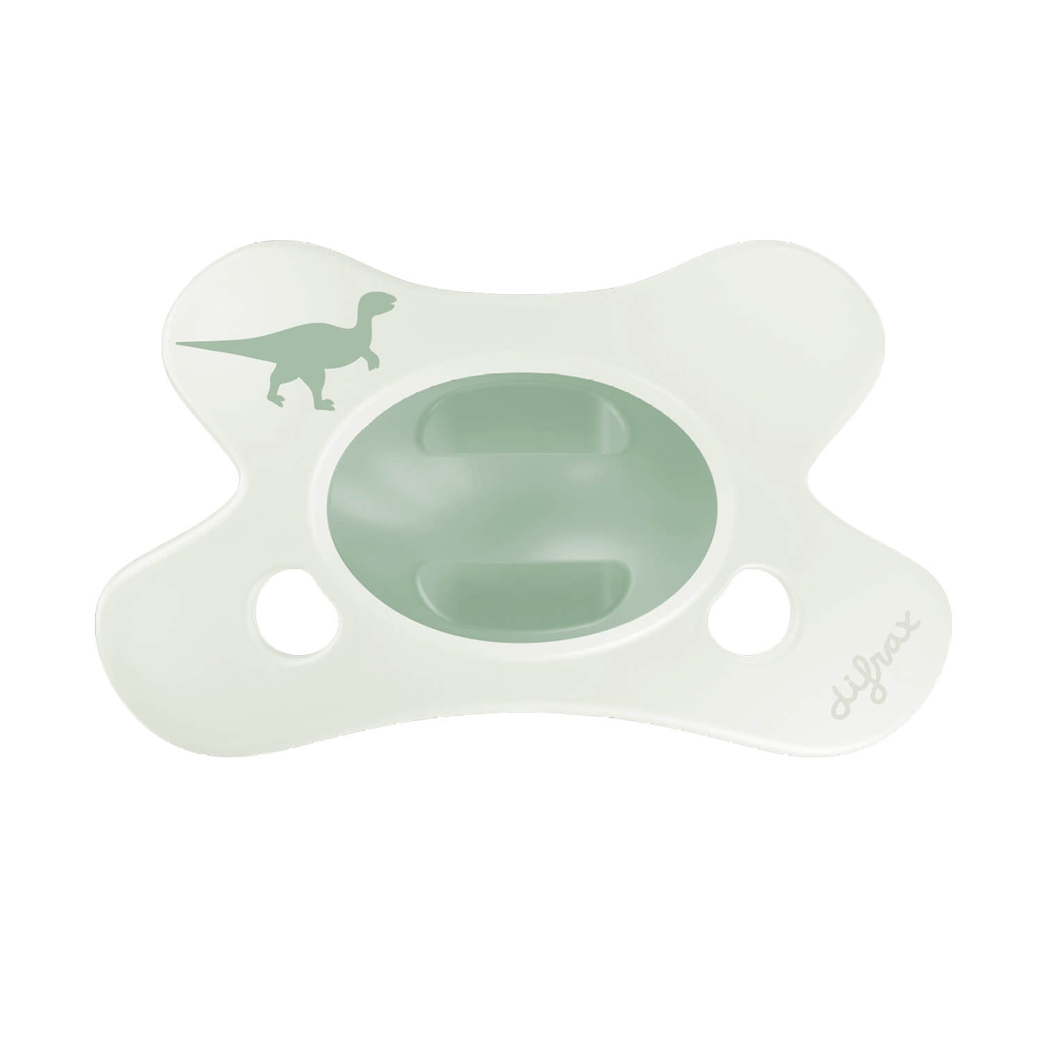 Little Venture Natural fopspeen met design Little Green Dino