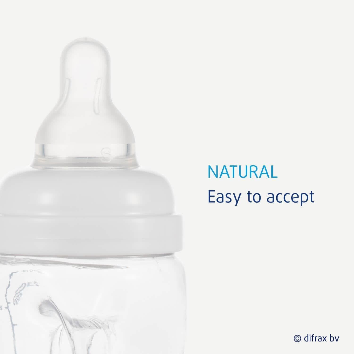 Anti-Colic S-babyfles Natural 250 ml - I Love You - Difrax