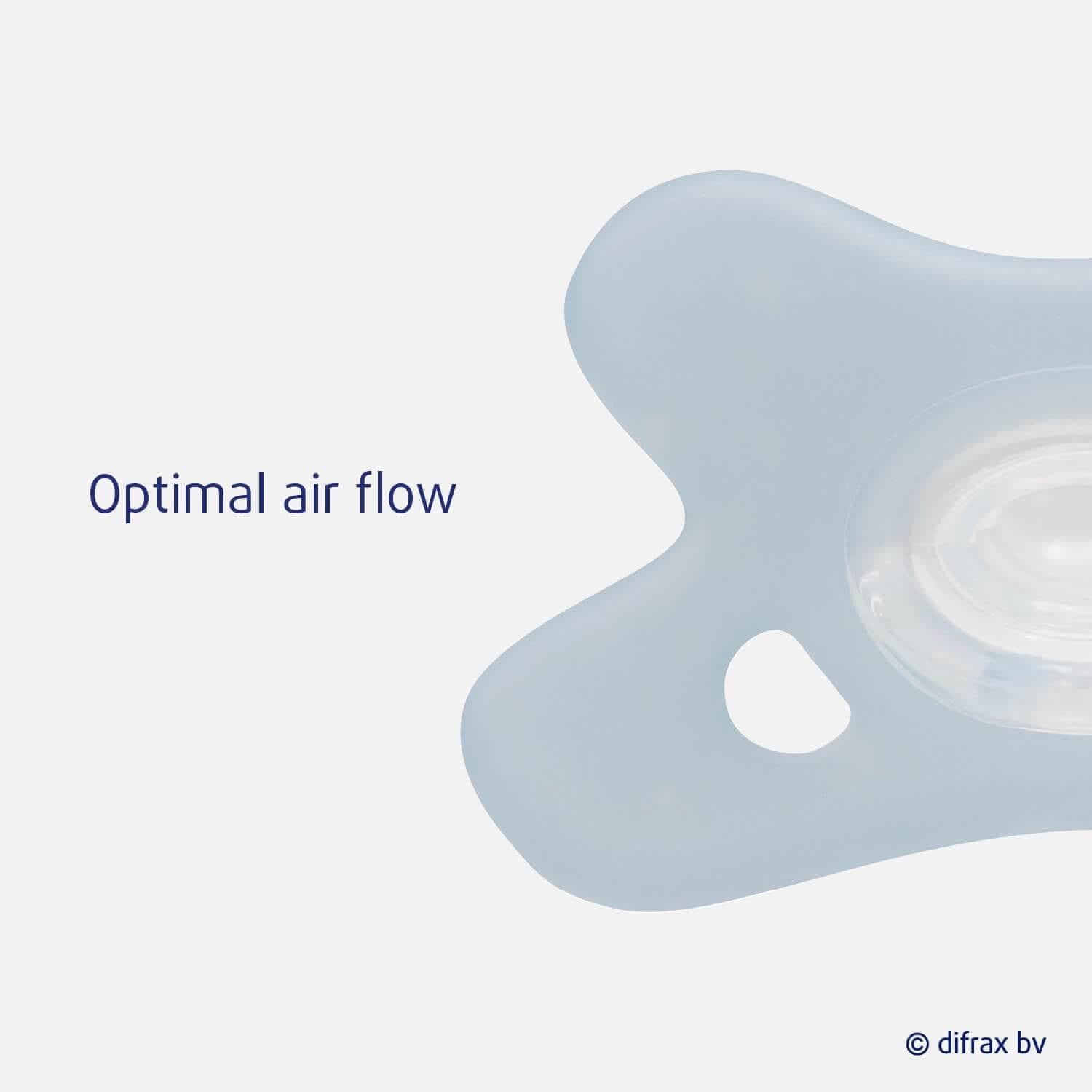 Difrax | Sucette en silicone 0-6 mois - 2 pièces