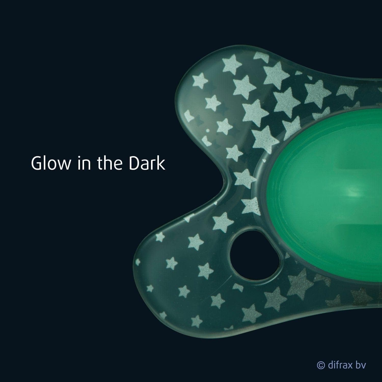 Fopspeen Dental 0-6 Maanden - Glow in the Dark - Difrax
