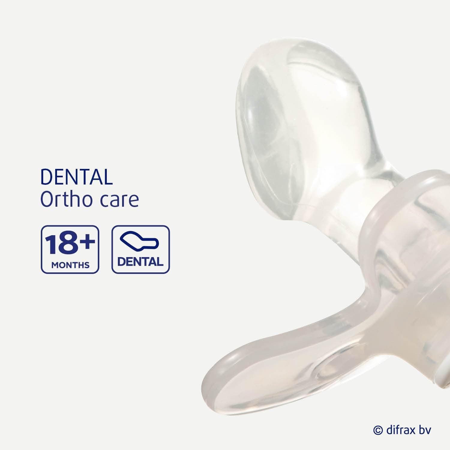 Fopspeen Dental 18+ Maanden Pure - Difrax