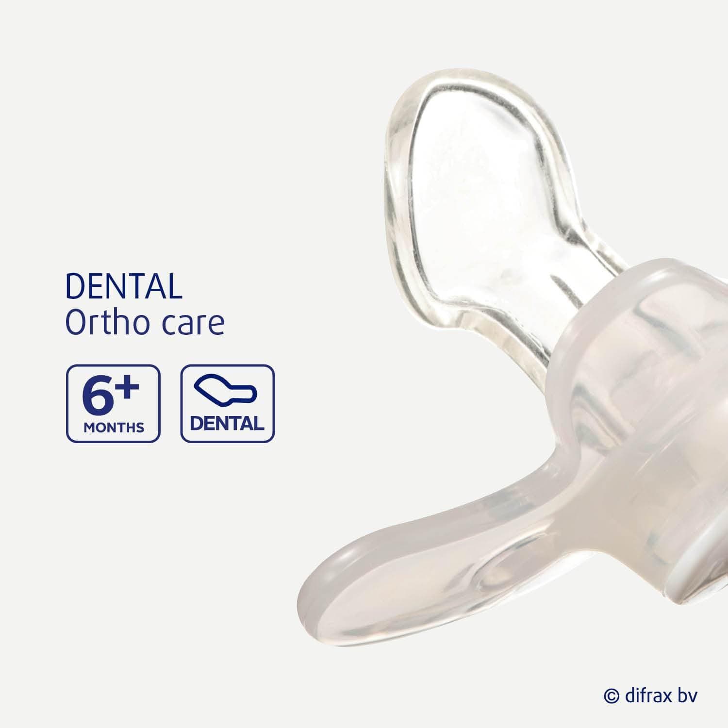 Fopspeen Dental 6+ Maanden - Dinkle - Difrax