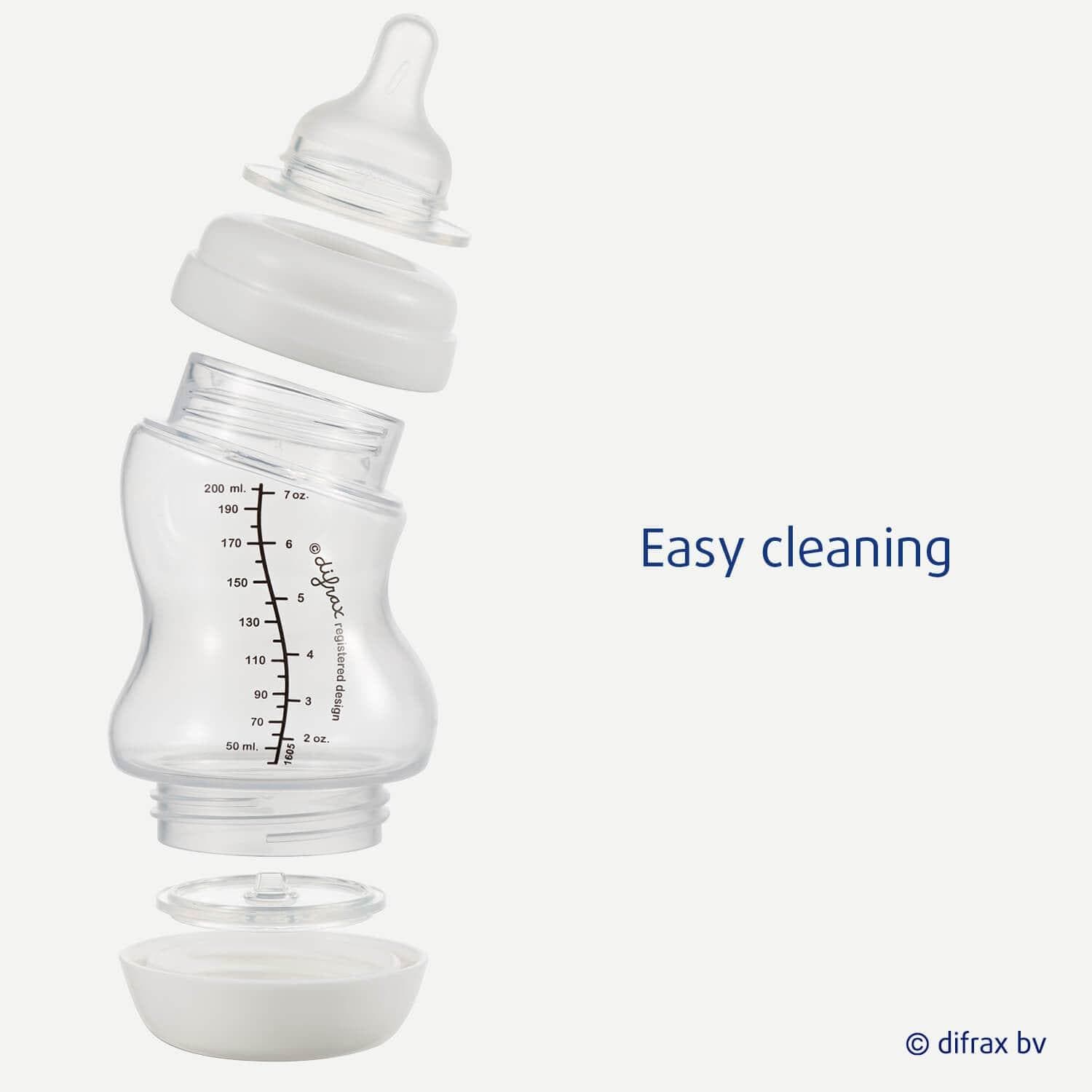 Glazen S-babyfles Wide 310 ml - Difrax