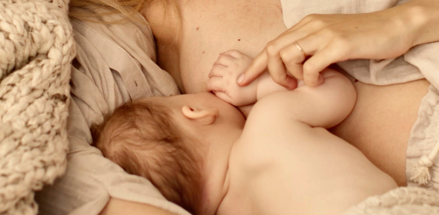Le bébé est allaité par sa mère