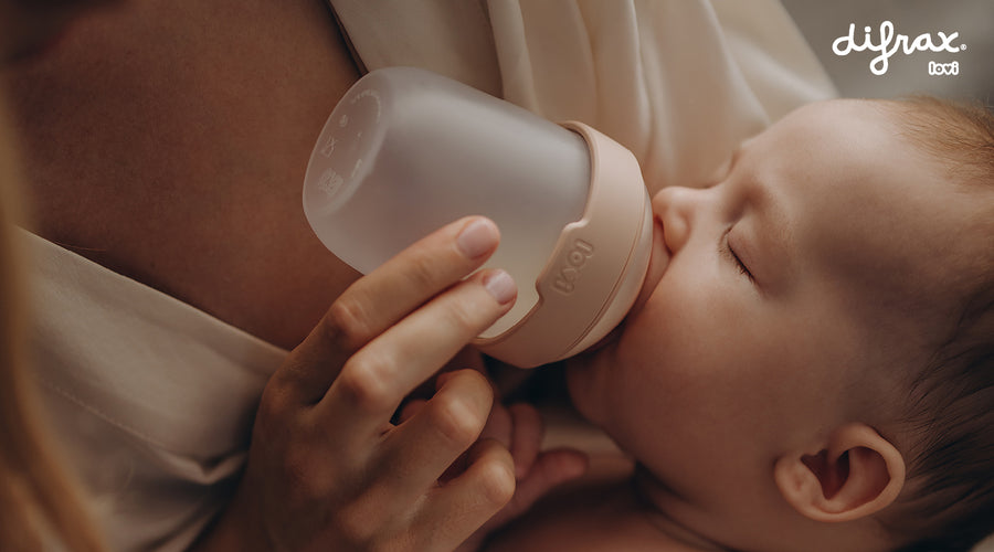 Innovatieve Difrax LOVI Mammafeel fles
