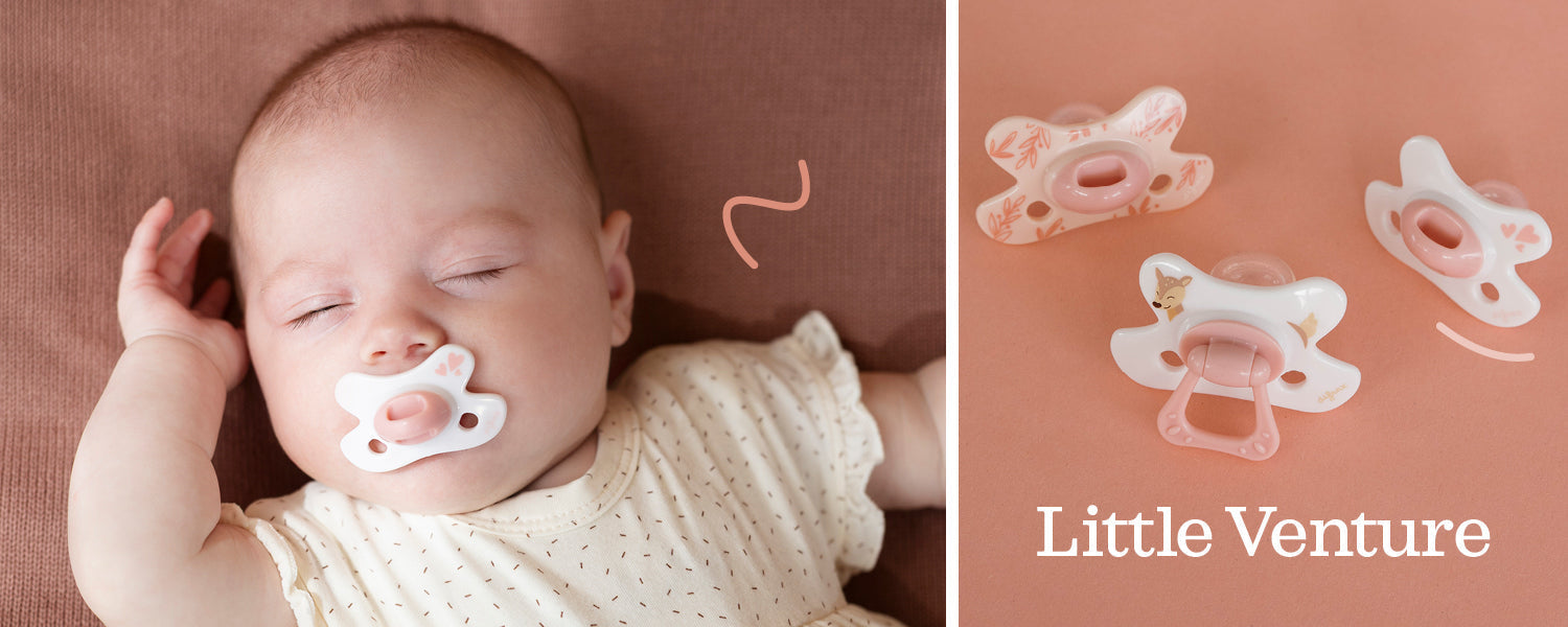 Jon baby met Little Venture speen 