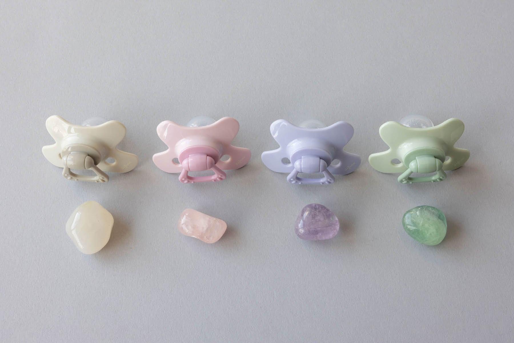 Difrax GEMS fopspenen collectie met edelsteen-design