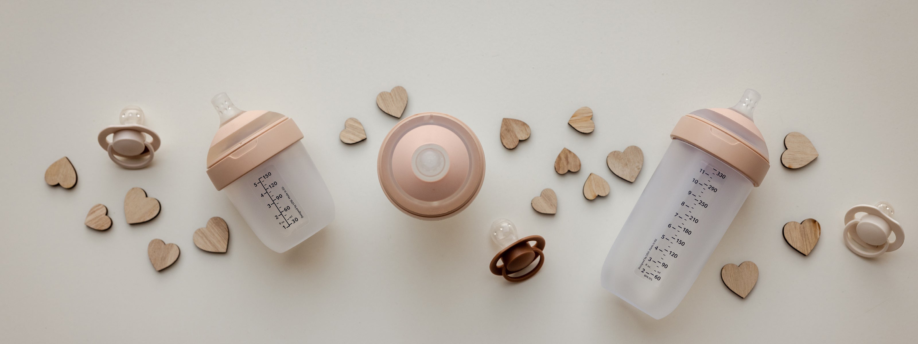 Difrax LOVI producten met Valentijn haartjes