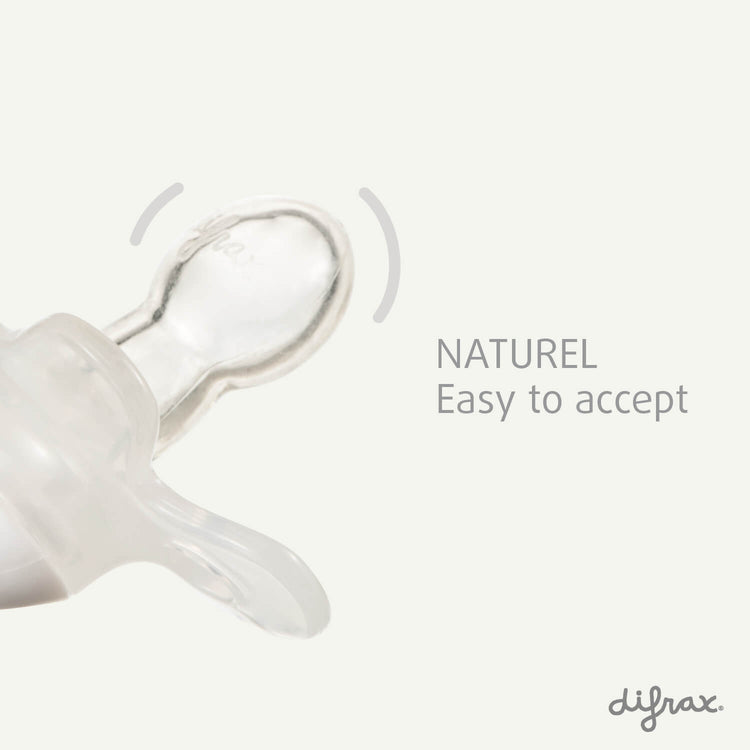 Pacifier Natural 18M+ Pure and Glow - Stone | Blackberry - 4 pcs