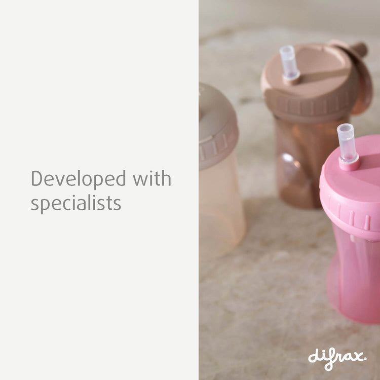 Cup with straw - Non spill - 250 ml