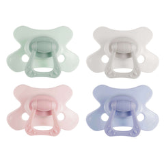 Sucette Dental 18+ mois GEMS - Green|Grey|Pink|Lilac - 4 pièces
