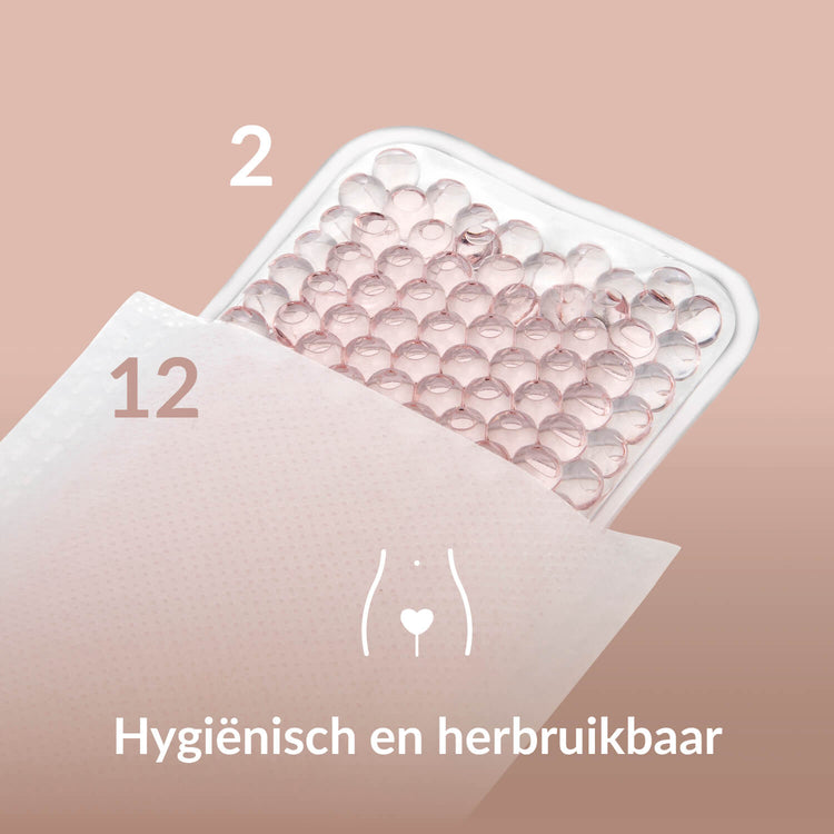 Postpartum thermo gelpads, 2 stuks