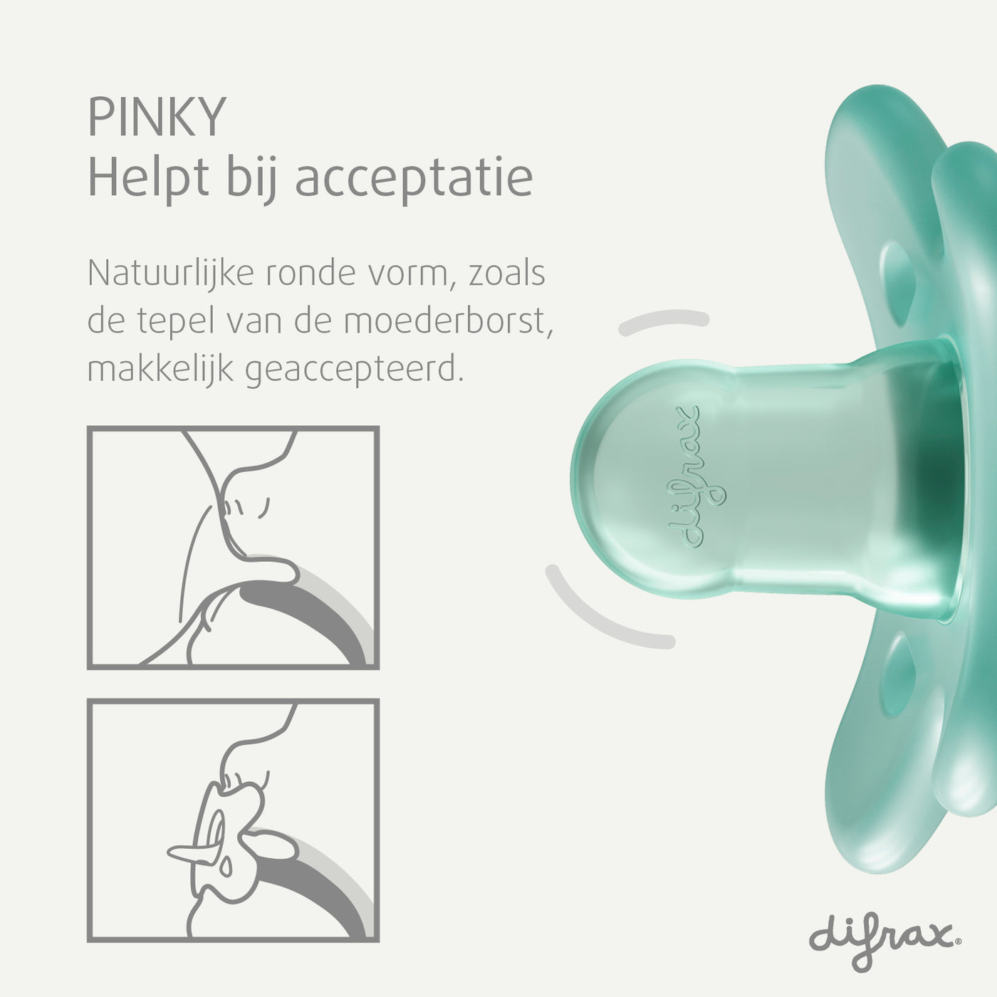 Pinky Fopspeen Natural - 2 stuks - Professie