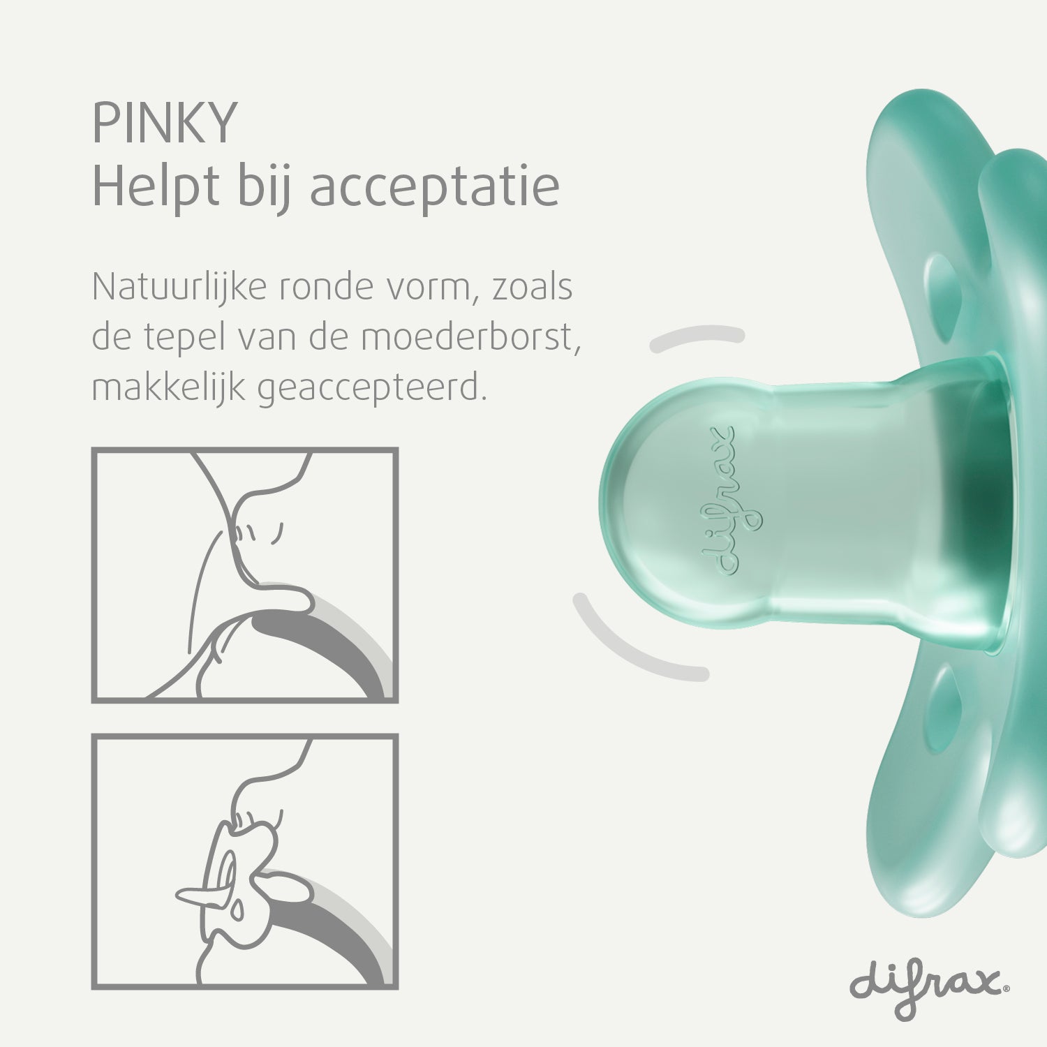 Pinky Fopspeen Natural - 2 stuks - Professie