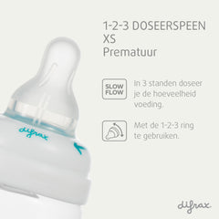 1-2-3 Ring with XS Variflow teat - 2 pcs