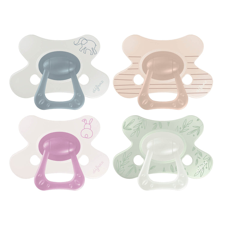 Pacifier Natural 6+ months Little Venture - 4 pcs