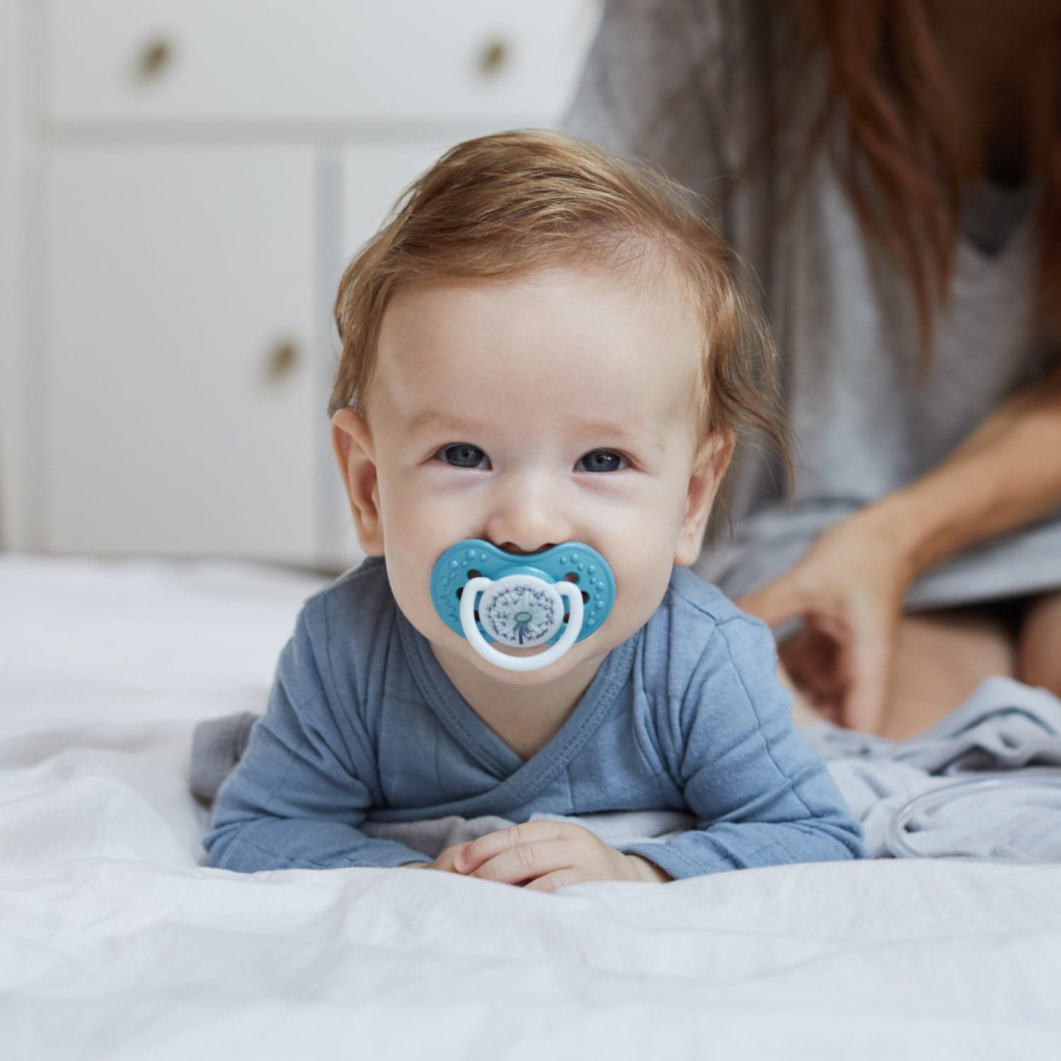 Difrax LOVI - Dynamic pacifier 18+ months Botanic