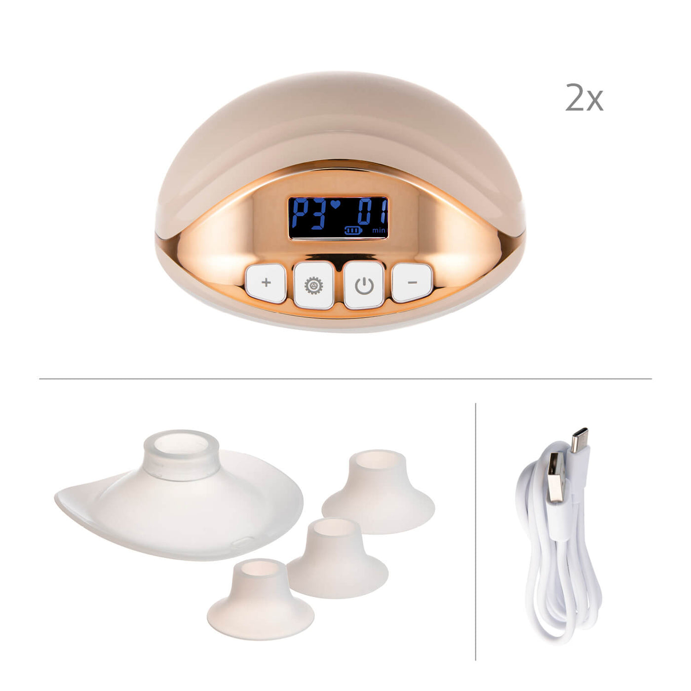 Tire-lait mains libres Duo