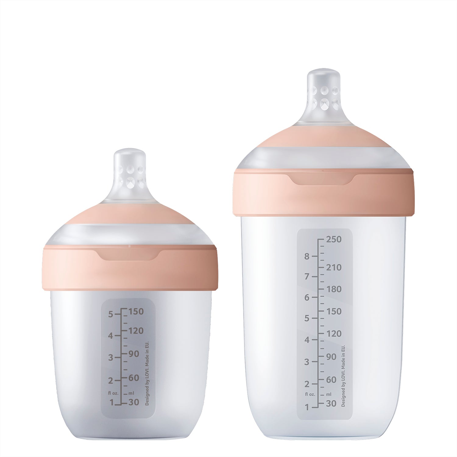 Difrax LOVI Mammafeel fles 150 ml en 250 ml