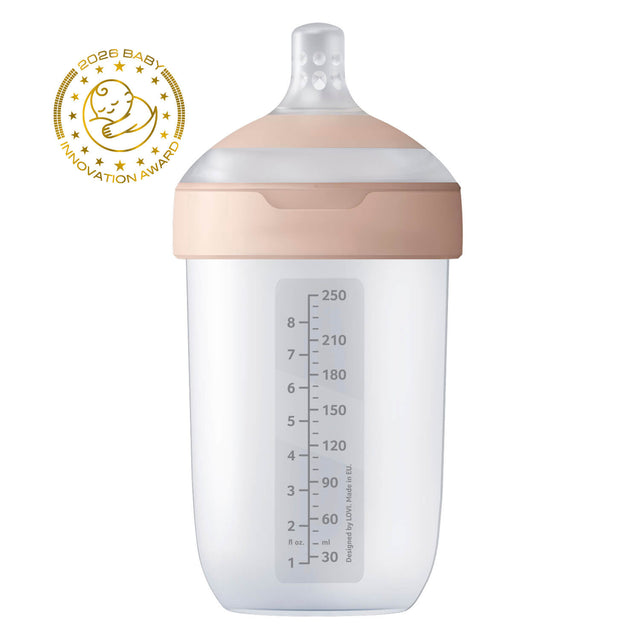 Mammafeel babyfles 250 ml, middelgroot formaat, dynamische speen voor gemakkelijk afwisselen tussen borst en fles