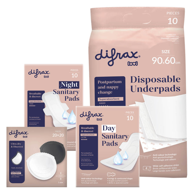 Postpartum: Kraam- en Borstvoedingset van Difrax LOVI 
