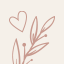 Dusty Pink Heart