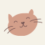 Dusty Pink Kitten