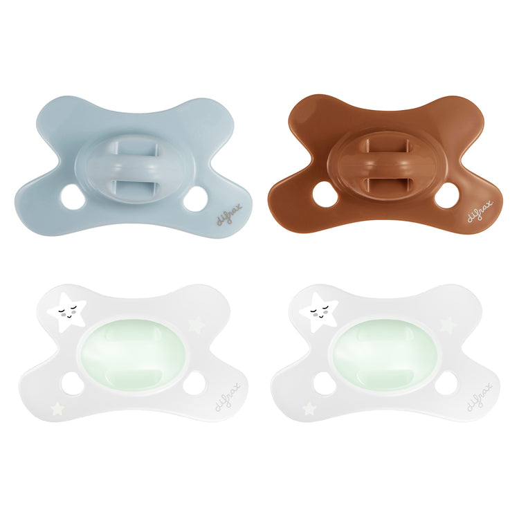 4 Pure natural fopspenen  0-6 maanden
