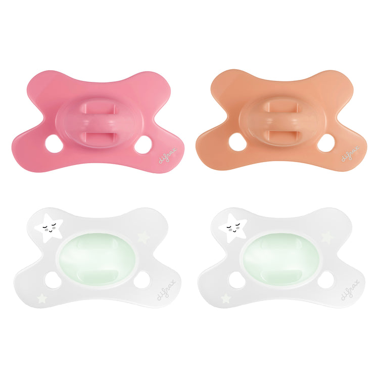 4 pure natural fopspenen 0-6 maanden