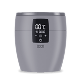 Flessenmwarmer met functionaliteit scherm