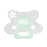 Difrax Dental fopspeen 12+ Glow in the Dark in het licht