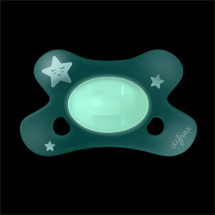 Fopspeen Natural 0-6 Maanden - Glow in the Dark