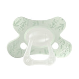 Little Venture natural fopspeen met design Dusty Green Leafs