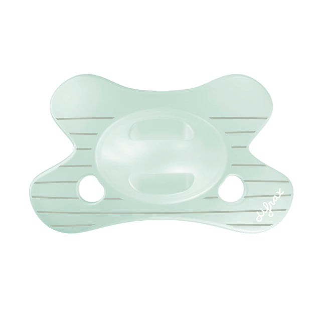 Little Venture natural fopspeen met design Stripy Mint