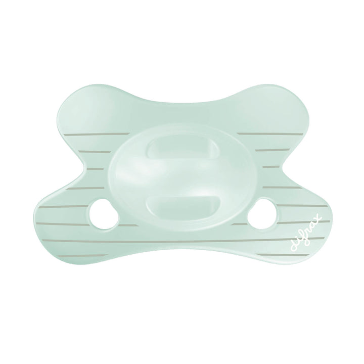 Little Venture natural fopspeen met design Stripy Mint