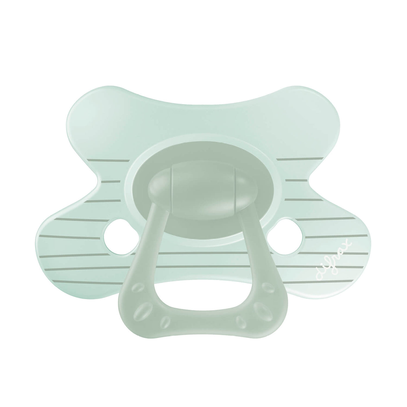 Little Venture natural fopspeen met design Stripy Mint