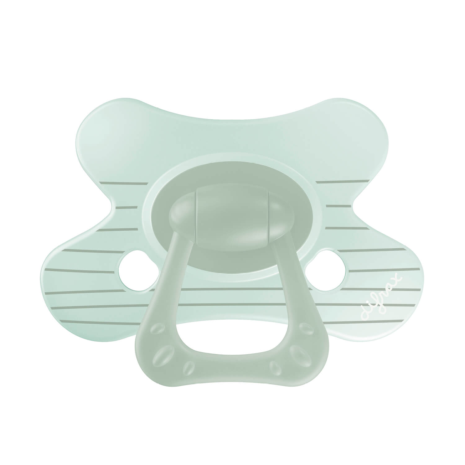 Little Venture natural fopspeen met design Stripy Mint