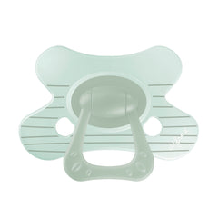 Little Venture natural fopspeen met design Stripy Mint