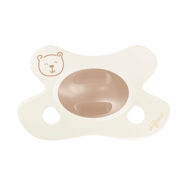 Natural Difrax speen voor newborsn met  design Little Brown Bear