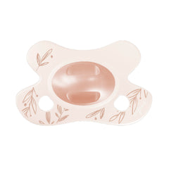 Natural Fopspeen met het design Dusty Pink Leafs voor newborns