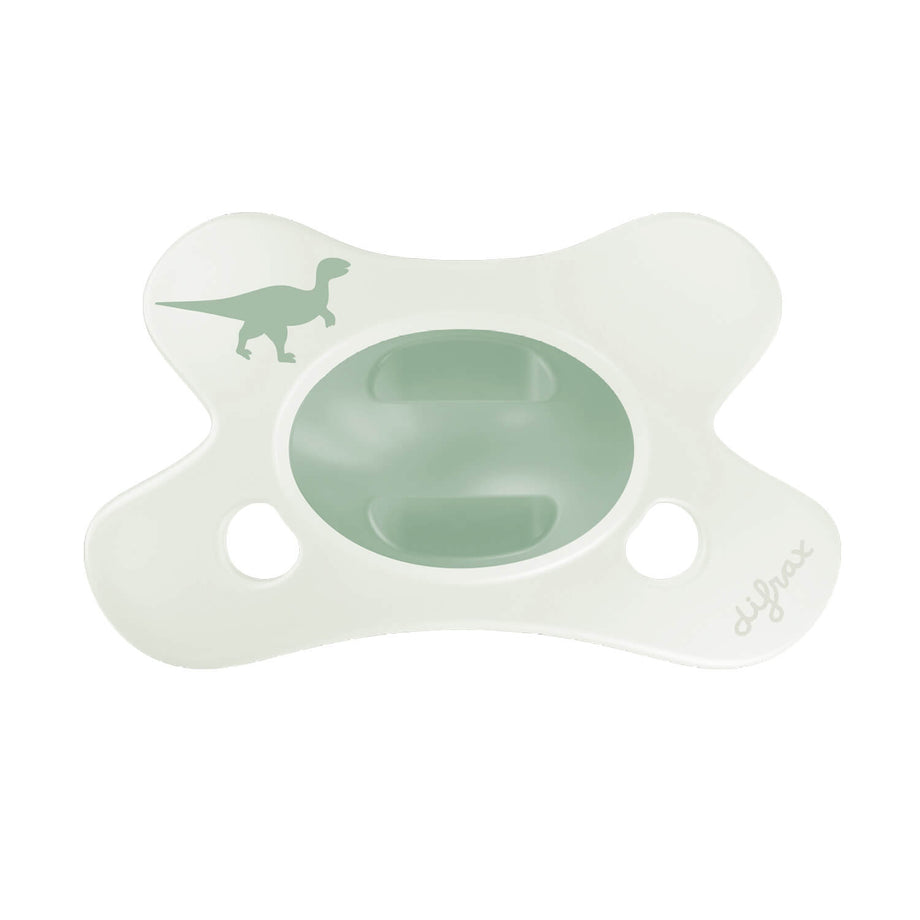 Little Venture Natural fopspeen met design Little Green Dino