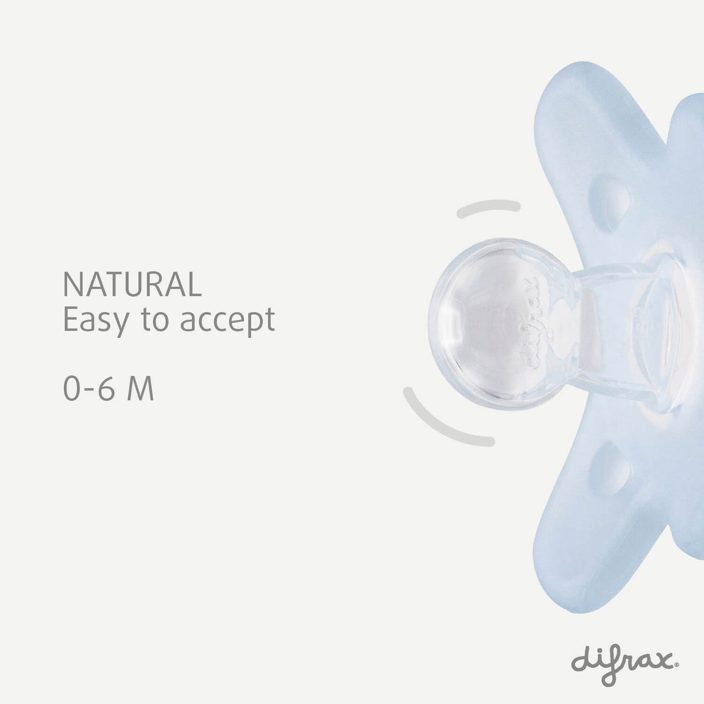 Sucette en silicone 0-6 mois - 2 pièces